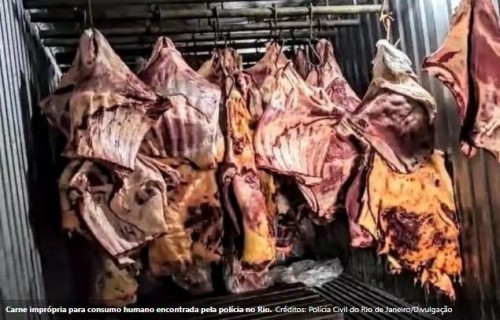 [Empresa do Rio vendeu 800 toneladas de carne podre da enchente do RS para todo país]