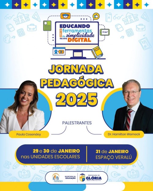 [Prefeitura de Glória realiza Jornada Pedagógica 2025 para fortalecer a educação municipal]